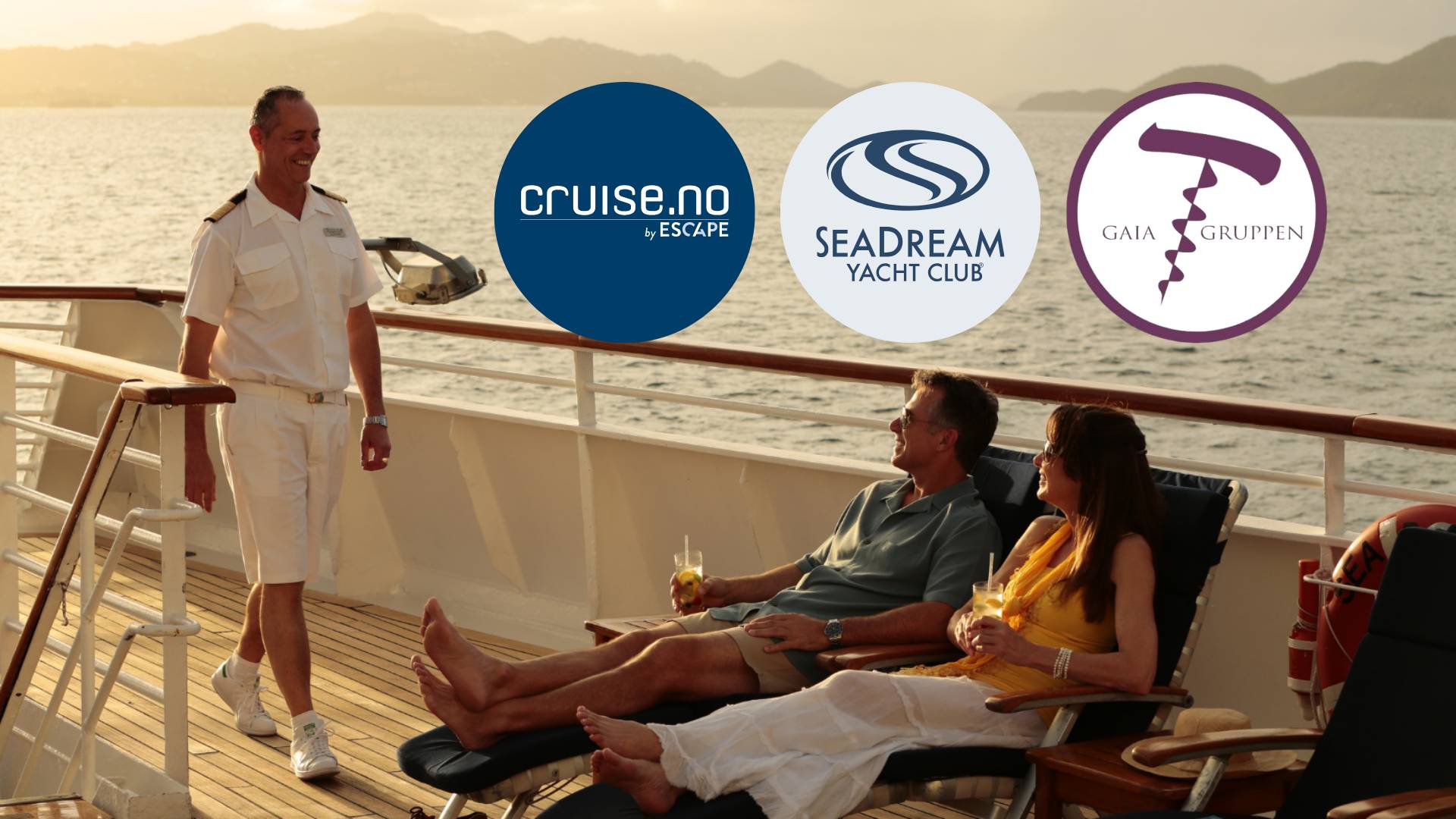 Cruise aften med SeaDream og Gaia Gruppen