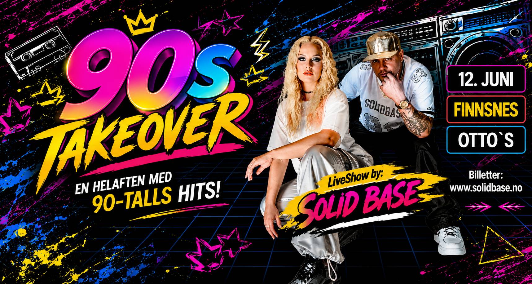 90`s takeover Finnsnes med Solid Base