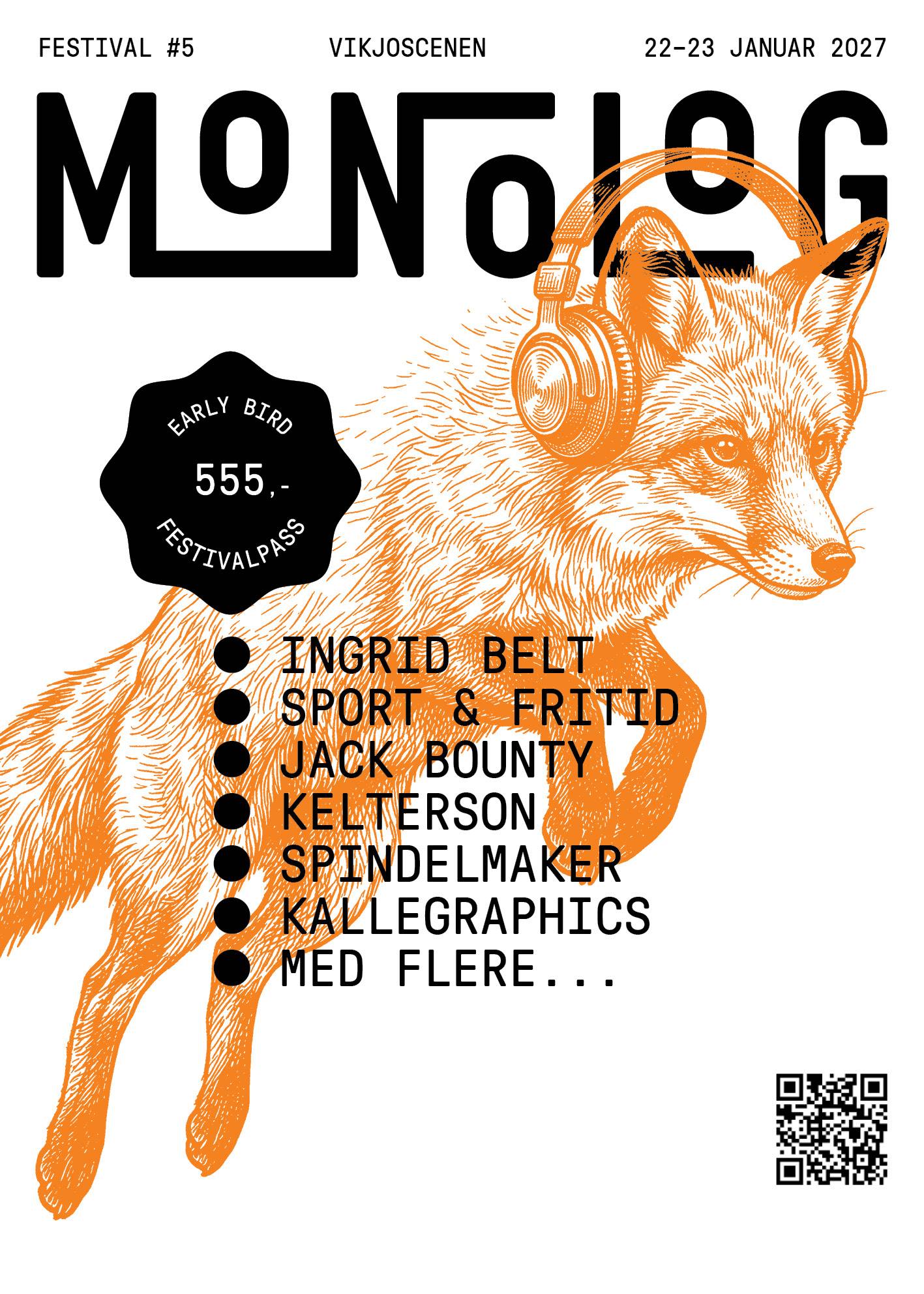 Plakat for Mono-Log Festival 5.0