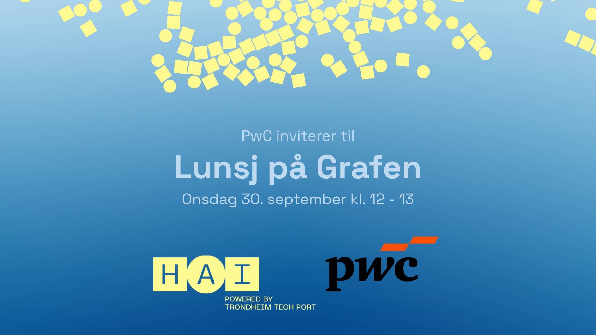 PwC Inviterer til lunsj på Grafen