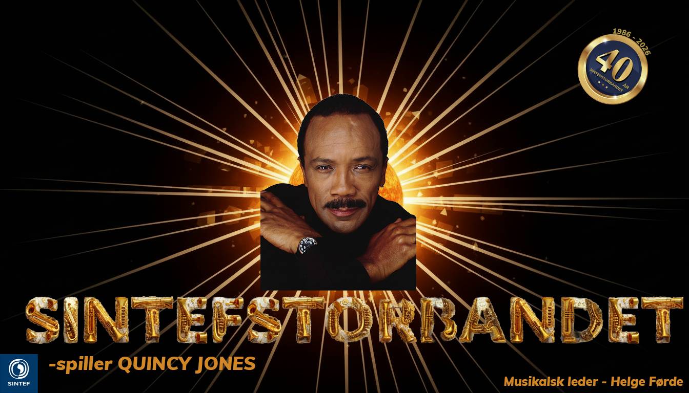 Bilde for arrangement Sintefstorbandet spiller Quincy Jones