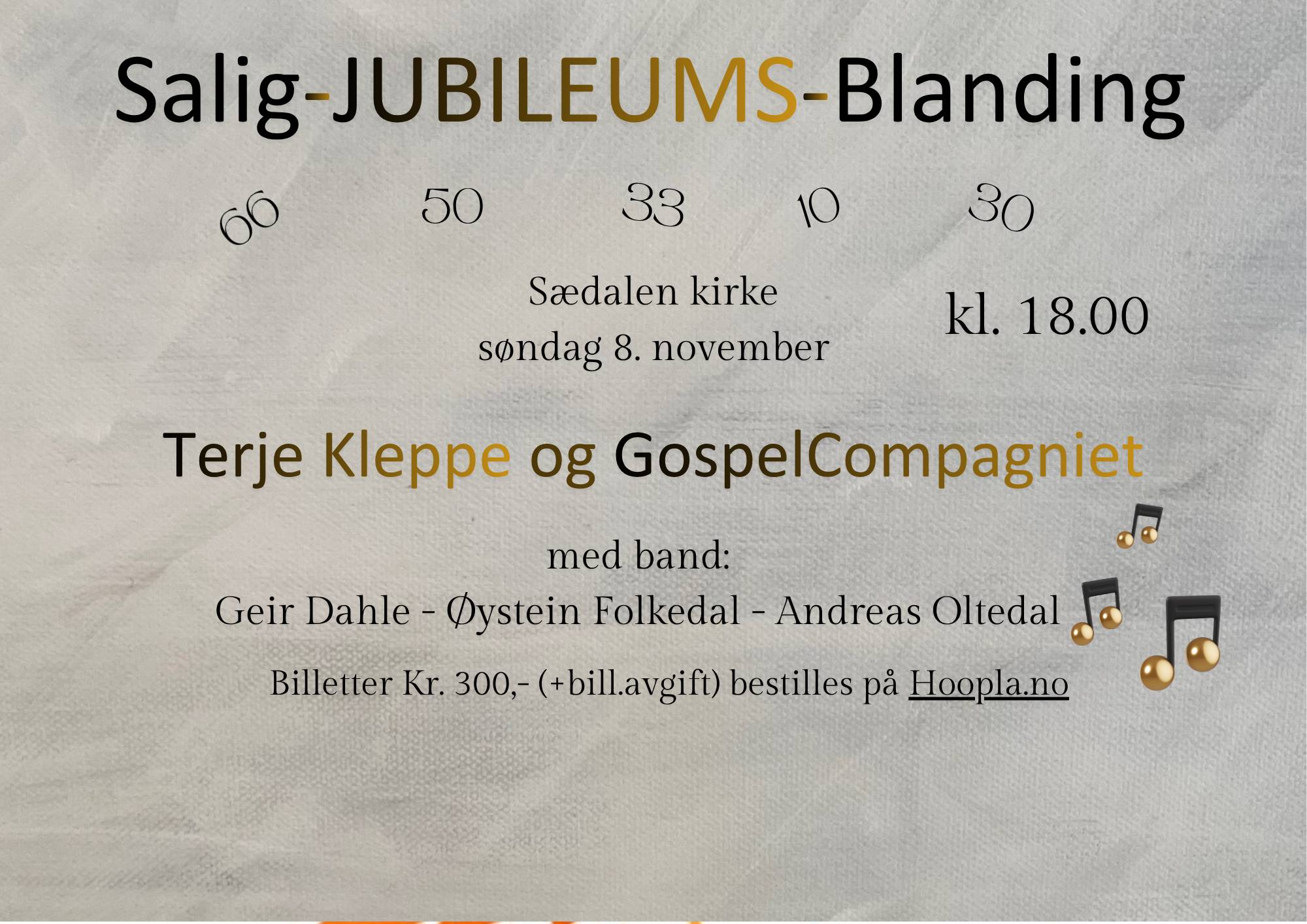 Salig-JUBILEUMS-blanding