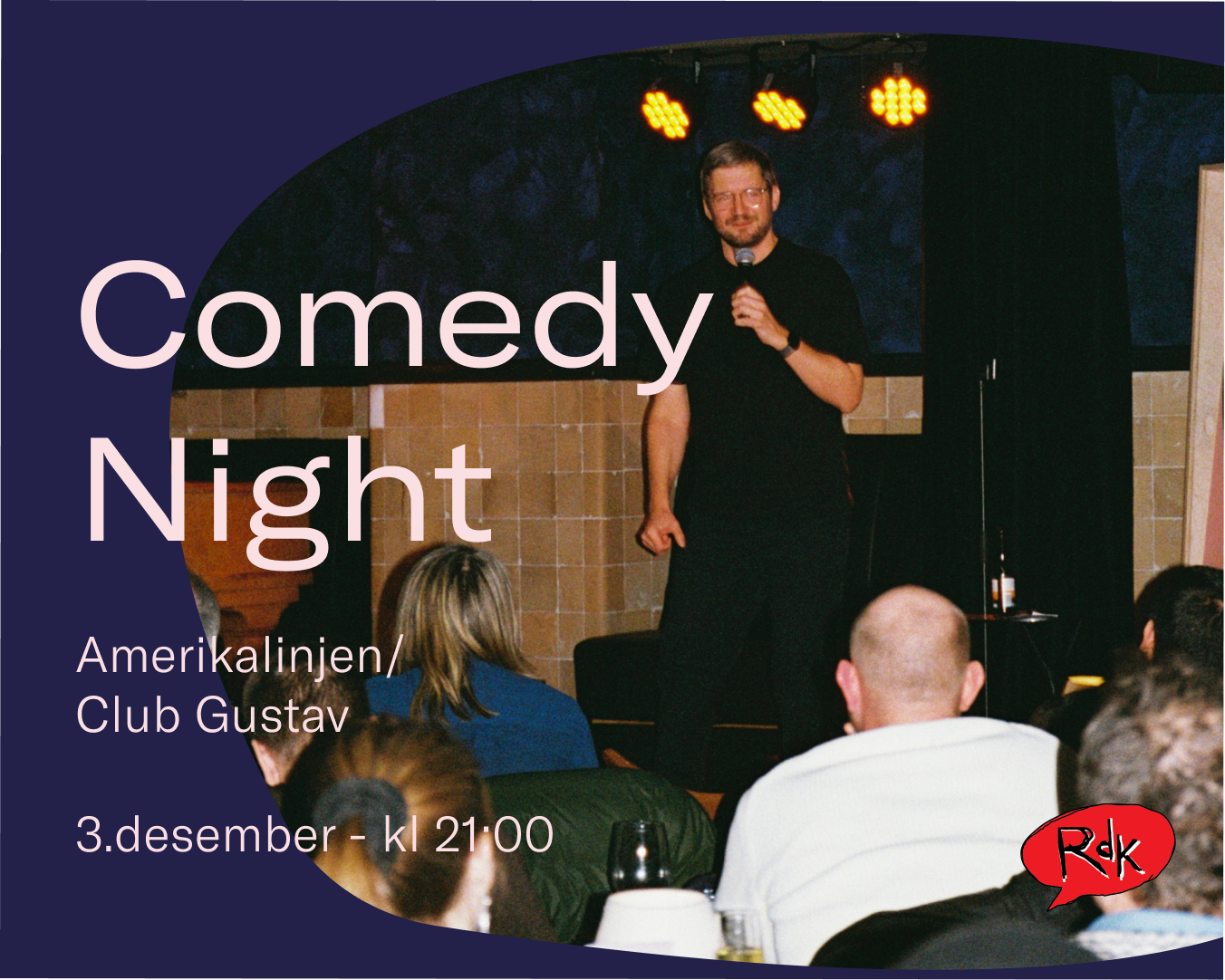 Bilde for arrangement COMEDY NIGHT 🎙️