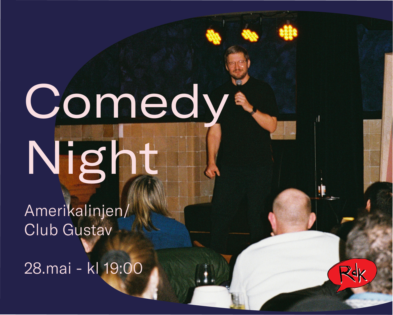 Bilde for arrangement COMEDY NIGHT 🎙️