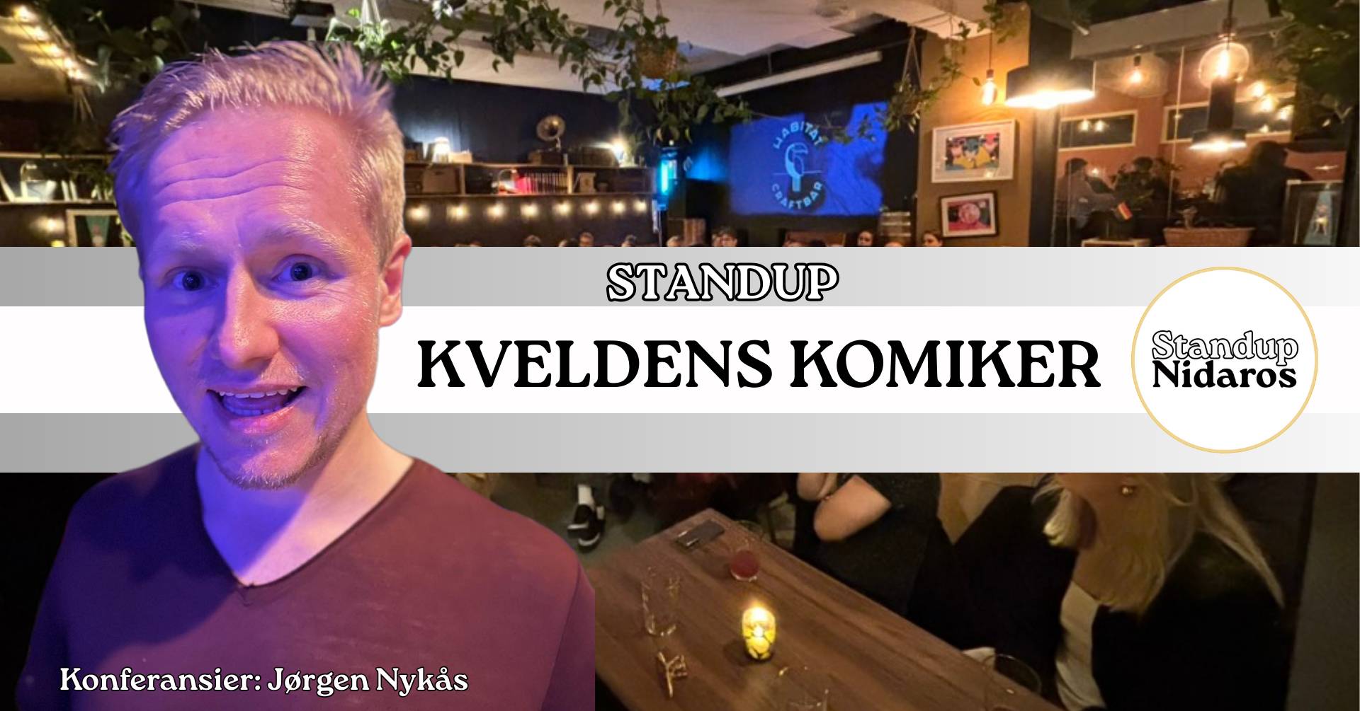 Bilde for arrangement Standup - Kveldens Komiker på Habitat