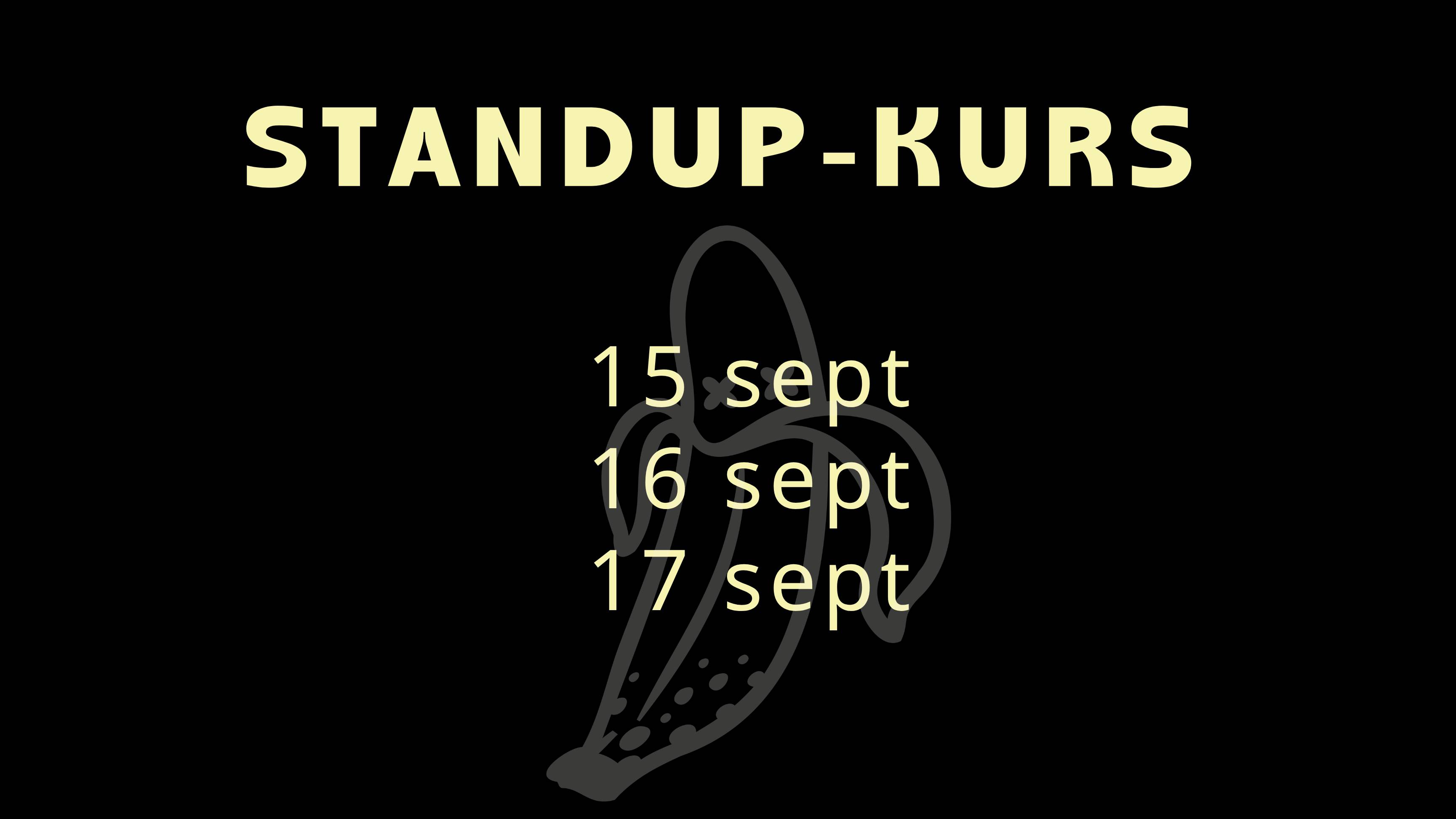 Skrivekurs Standup
