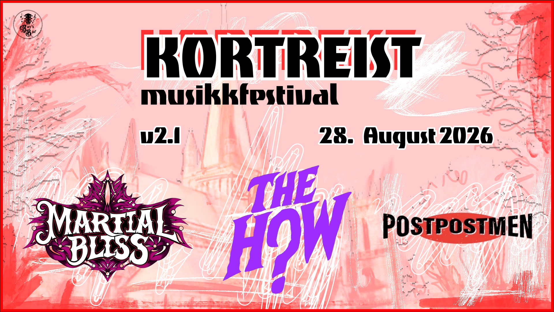 KORTREIST MUSIKKFESTIVAL v2.1 på Ray's Bar