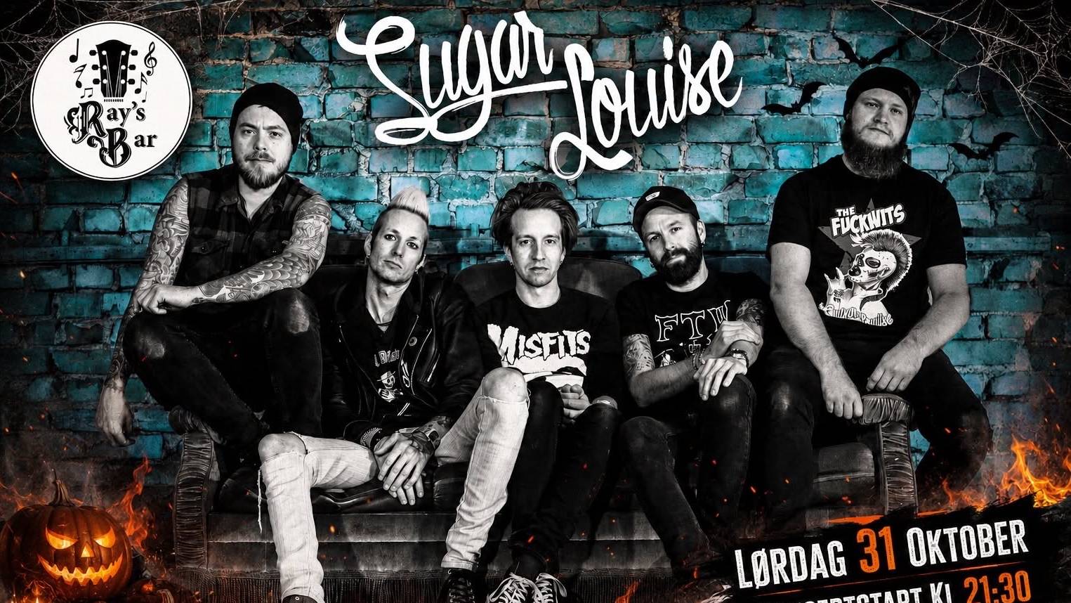 SUGAR LOUISE // Halloween Spesial med konsert og DJ-set