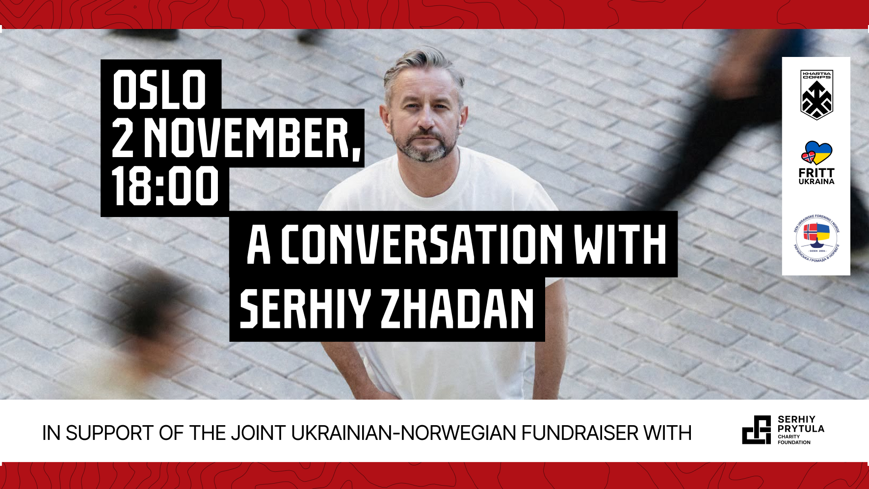 Serhiy Zhadan in Oslo!