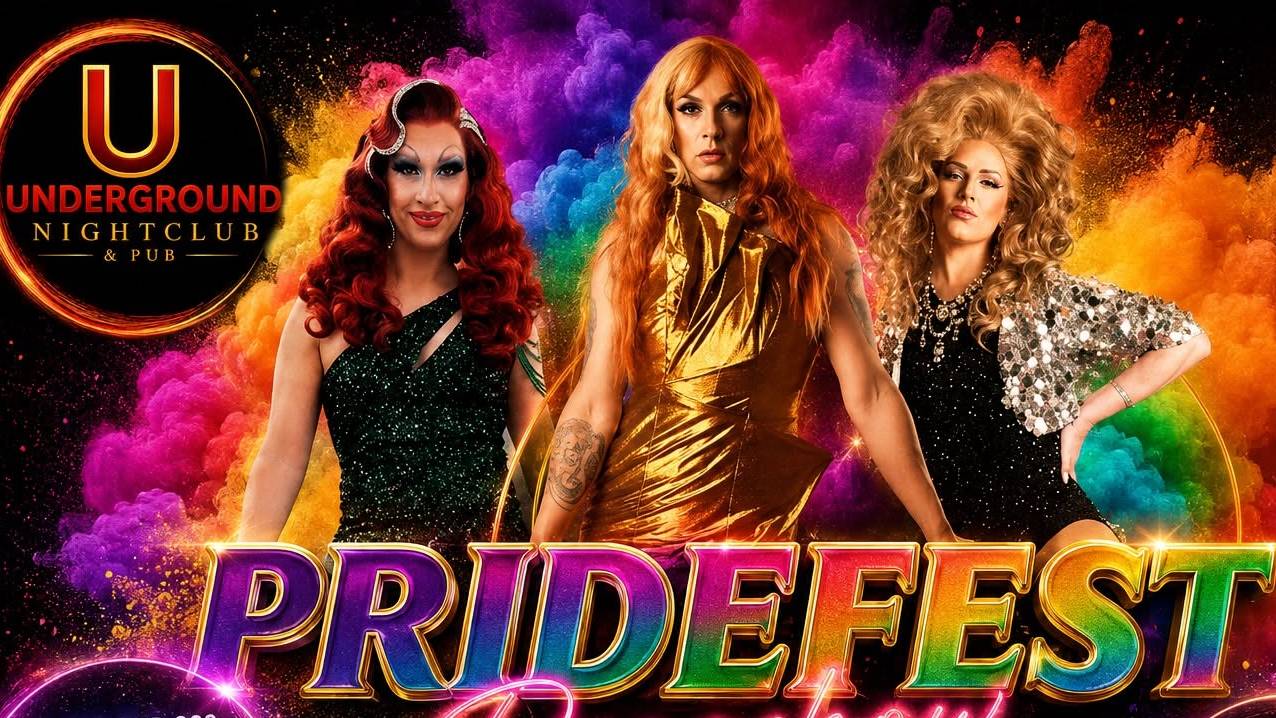 🌈✨ PRIDE PARTY – DRAG SHOW AT UNDERGROUND NIGHTCLUB! ✨🌈