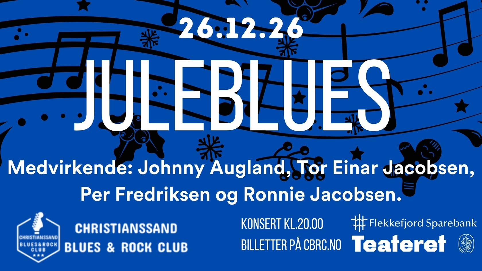 Bilde for arrangement Juleblues 2026 - Blue Masters All Star Band