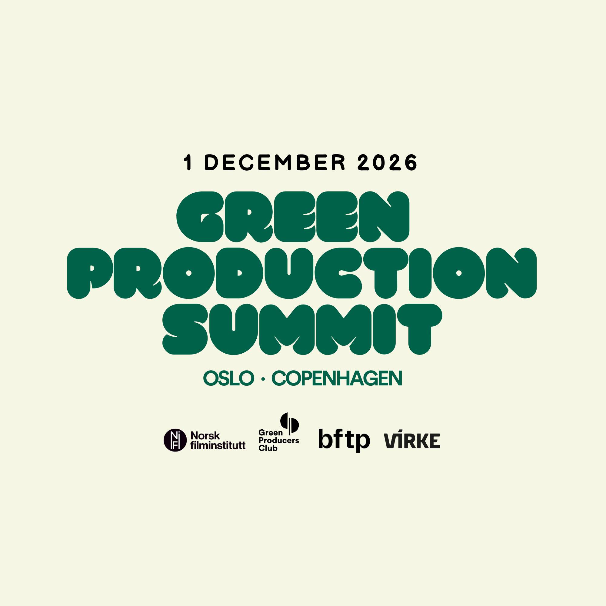 Green Production Summit 2026