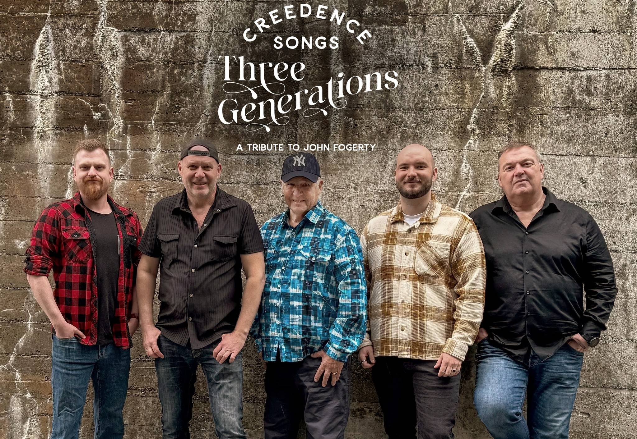 Bilde for arrangement THREE GENERATIONS TIL CAFE 3B ( A tribute to John Fogerty / Creedence ) 