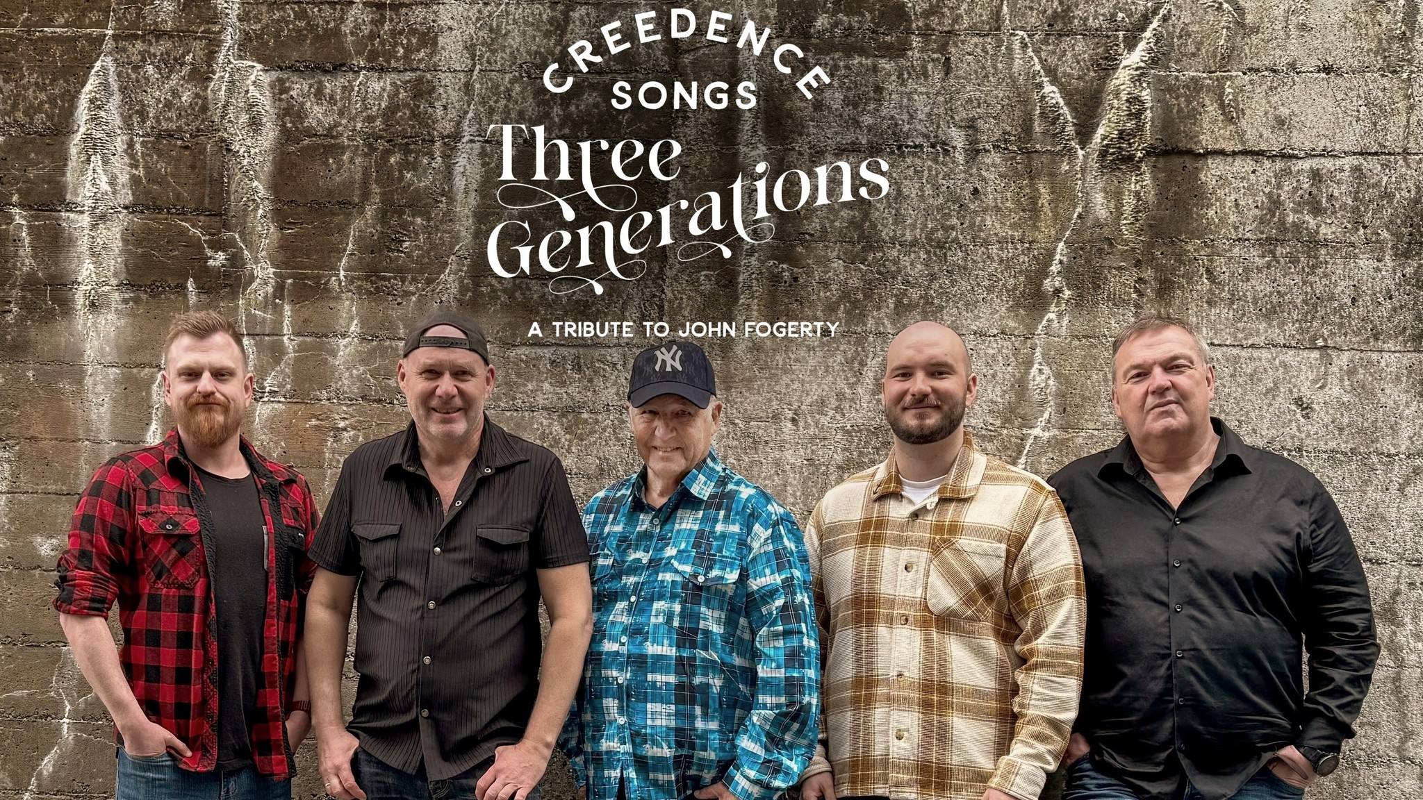 THREE GENERATIONS PÅ CAFE 3B ( A tribute to John Fogerty / Creedence )