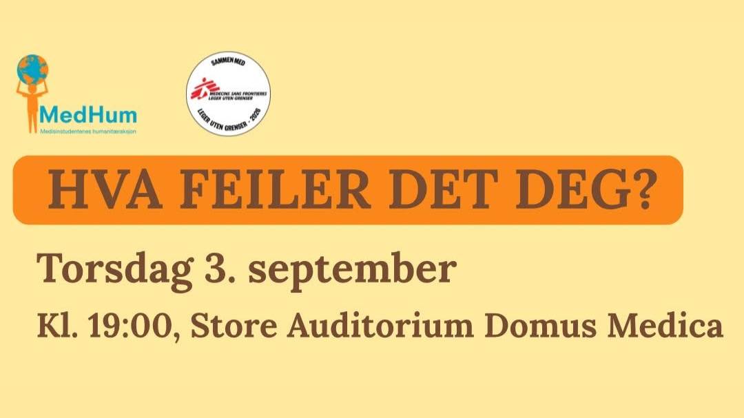 Hva feiler det deg?