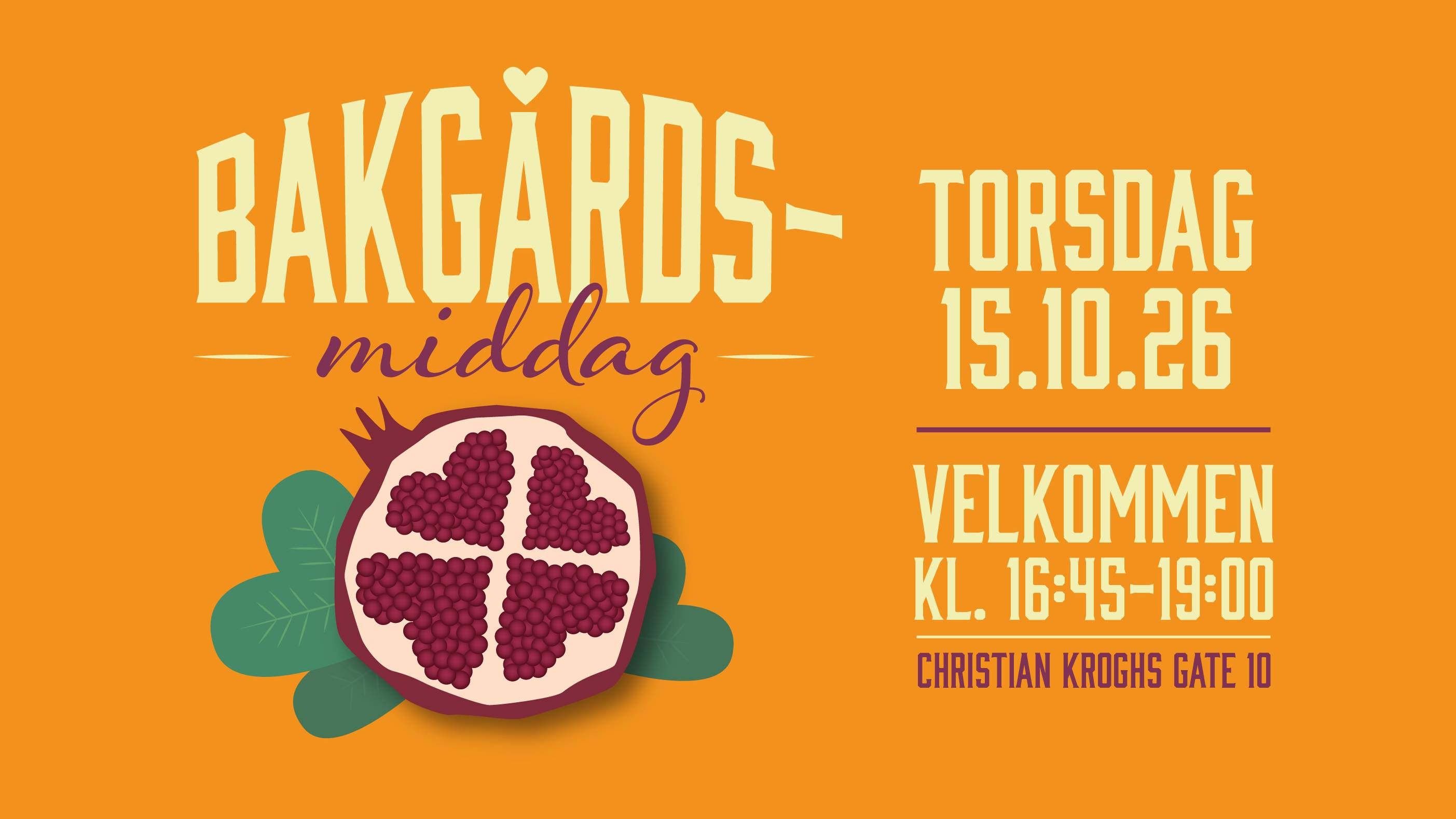 Bakgårdsmiddag