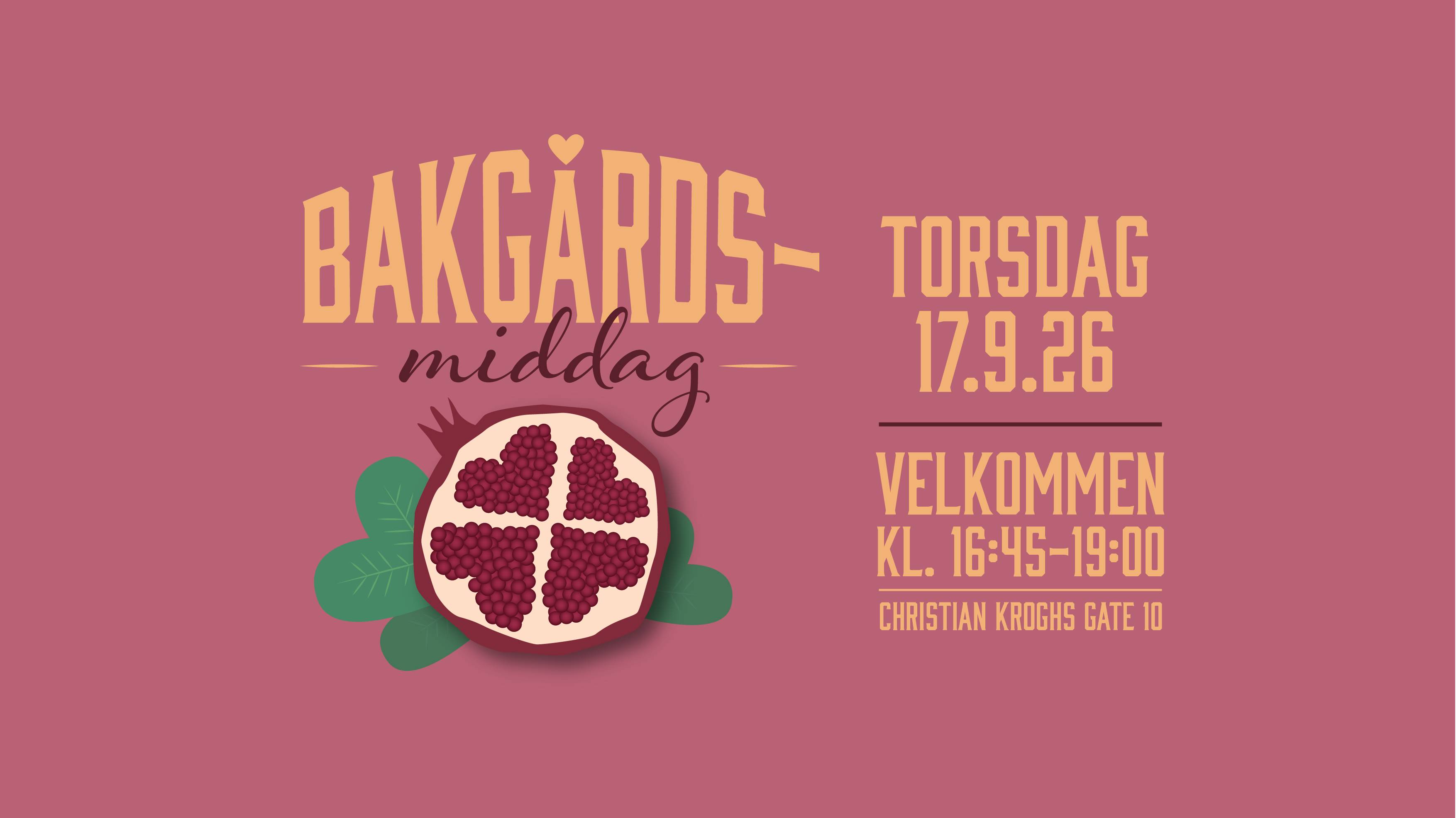Bakgårdsmiddag