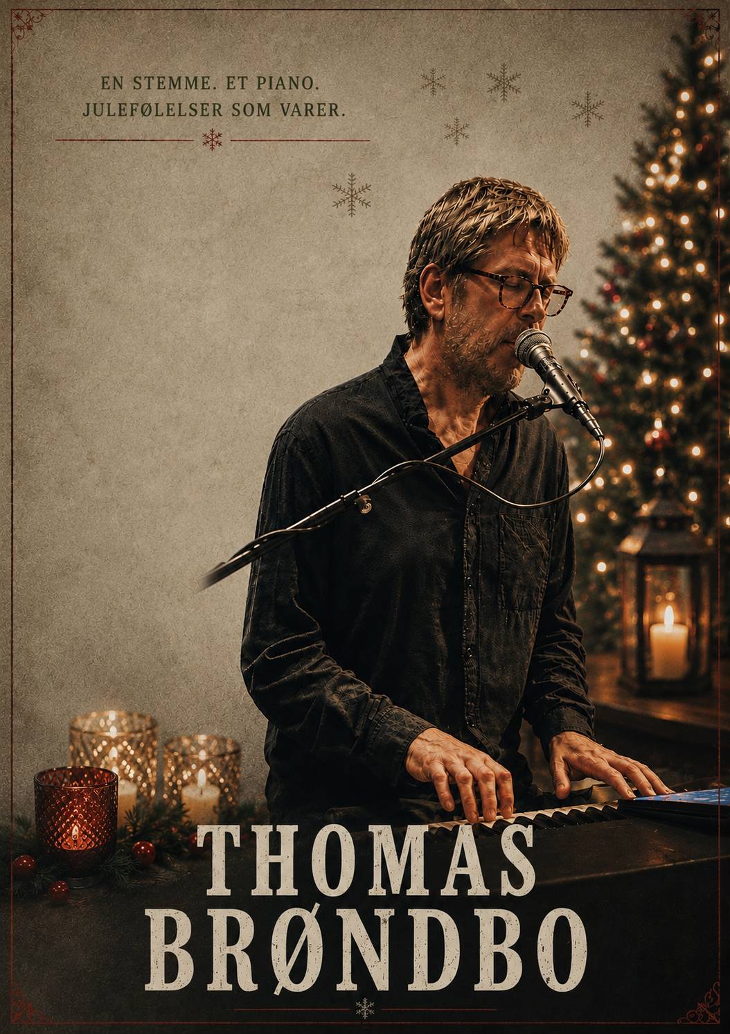 Julekonsert med Thomas Brødbo på Lerflaten gård