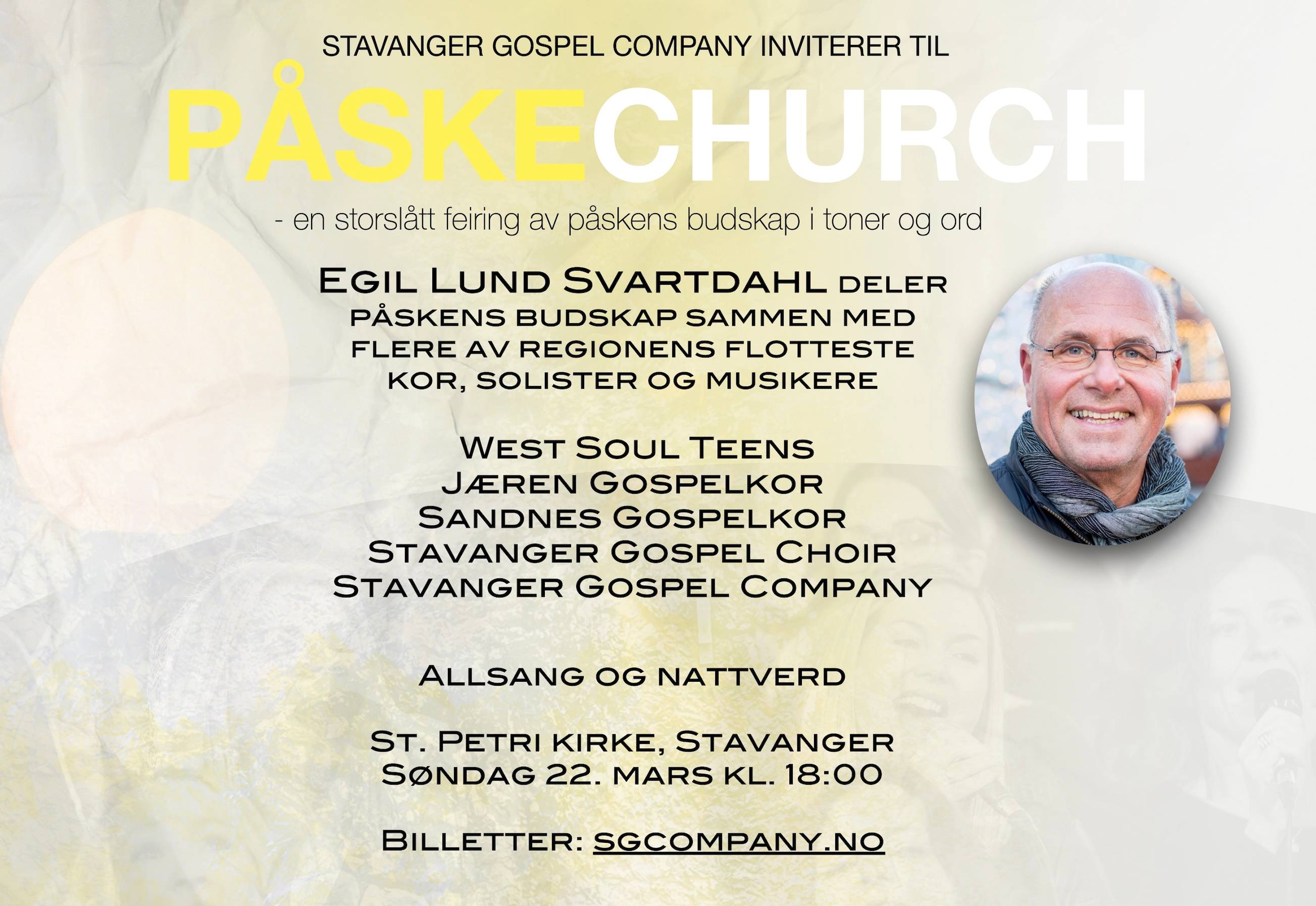 Bilde for arrangement PåskeChurch Stavanger