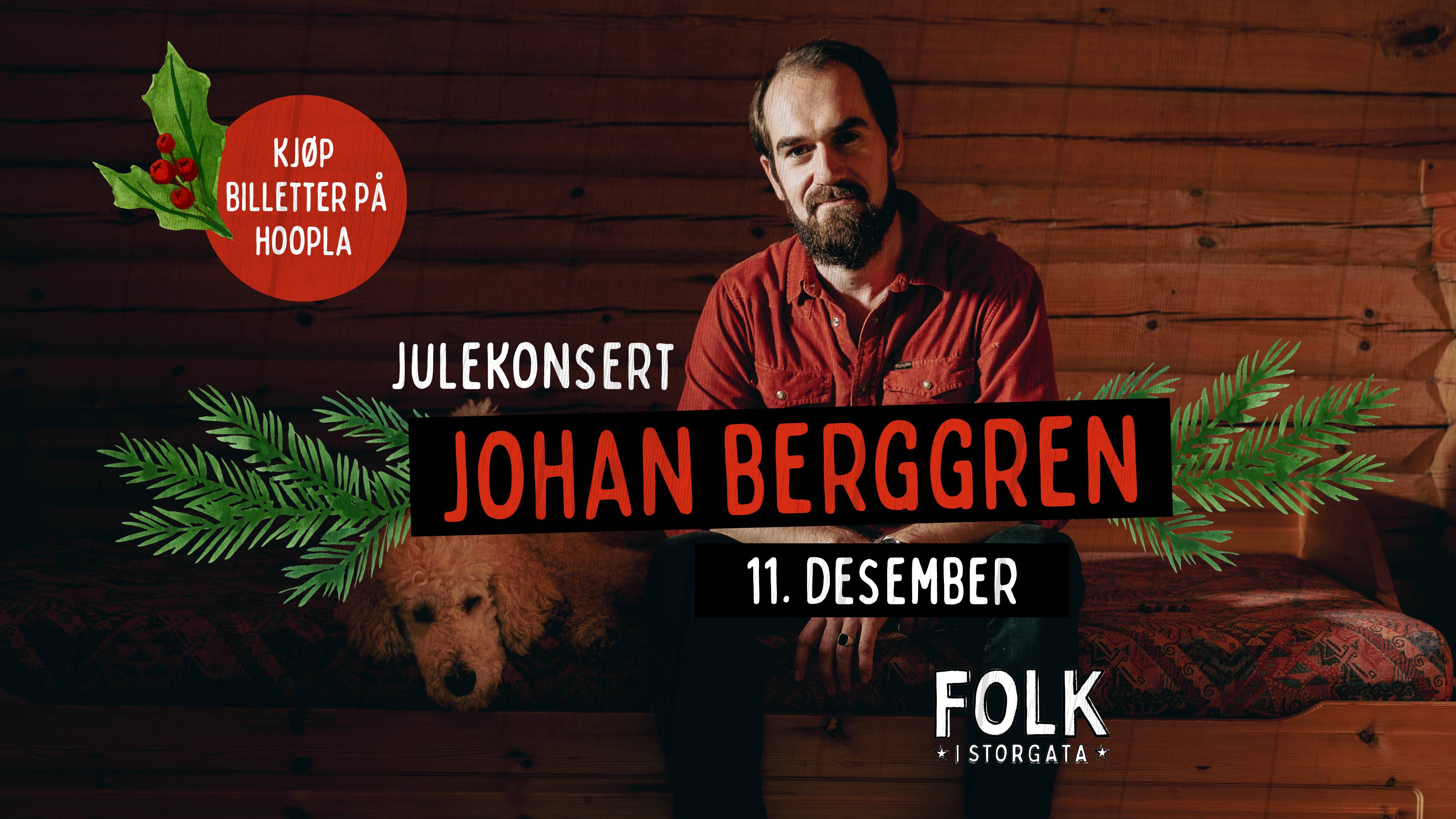 Julekonsert med Johan Berggren