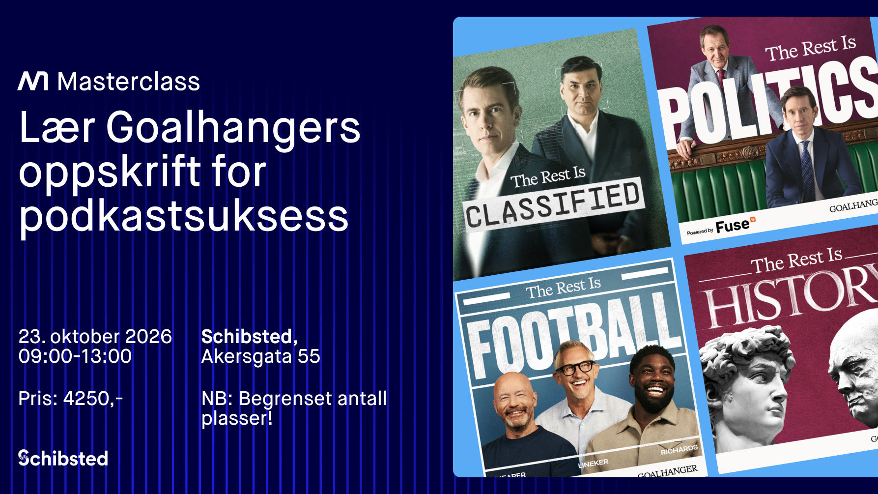 NMD Masterclass: Lær Goalhangers oppskrift for podkastsuksess