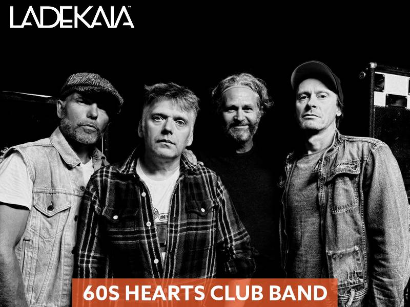Bilde for arrangement Få bill 19. september: 60s Hearts Club Band på Ladekaia