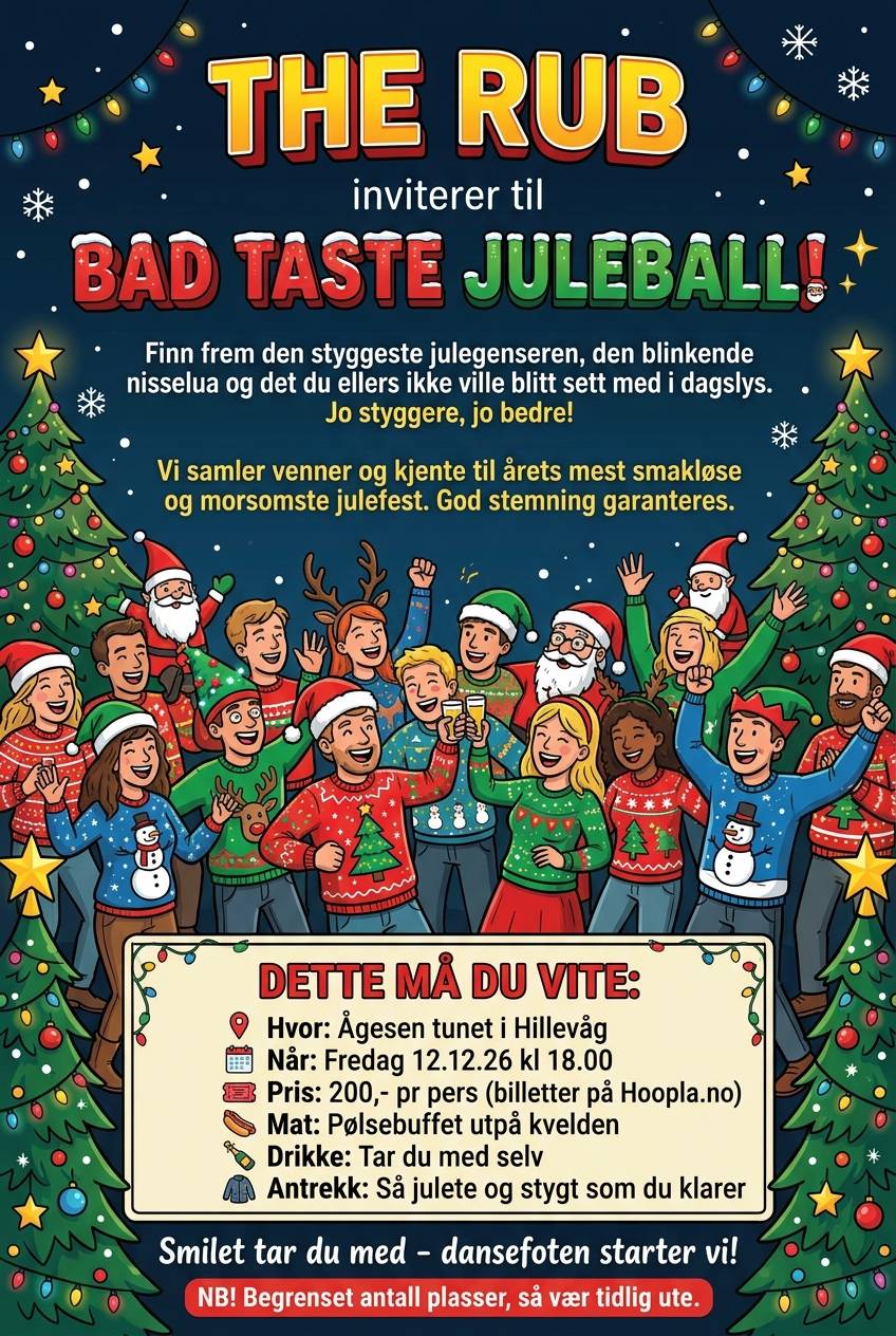 Bad taste juleball
