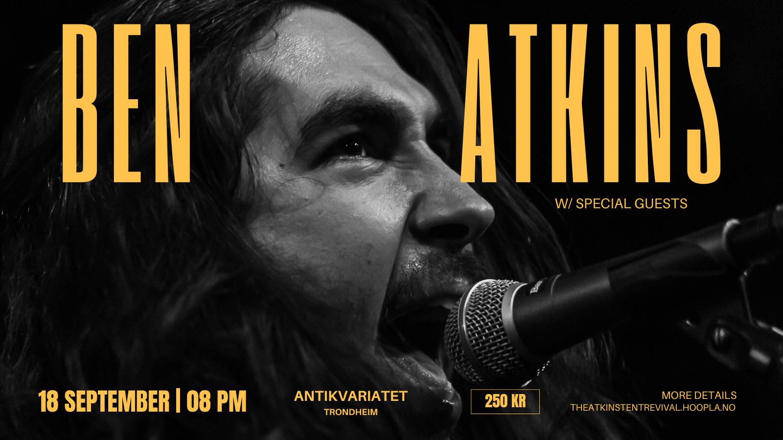 Ben Atkins @ Antikvariatet - 18/09